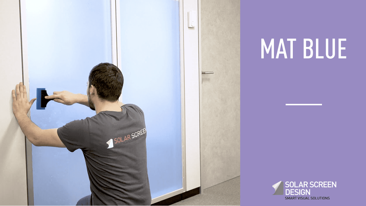 Discover Mat Blue window film by Solar Screen