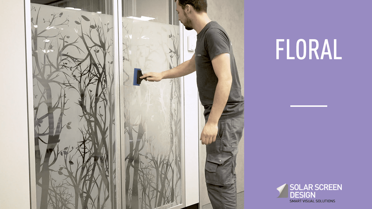 Discover the Floral window film by Solar Screen