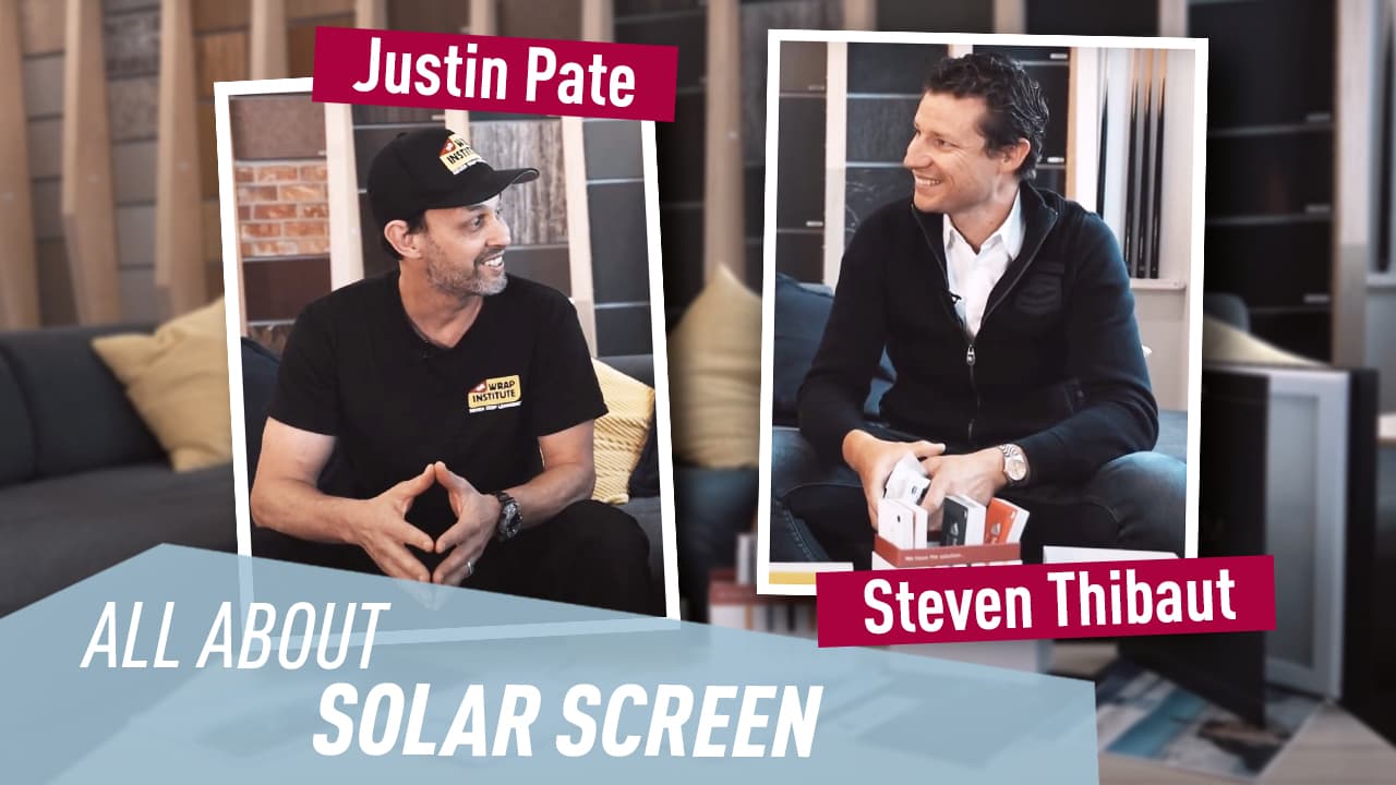 Learn all about Solar Screen window window films with Justin Pate and Steven Thibaut
