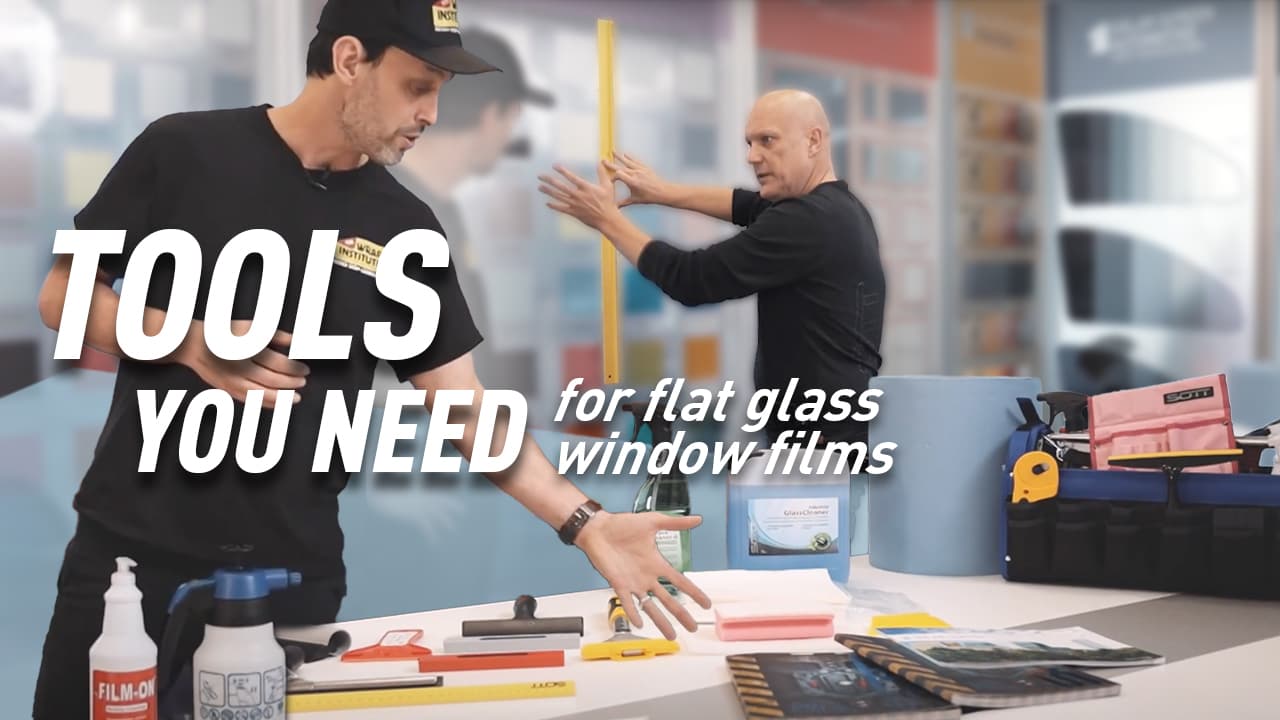 Essential tools for window film installation