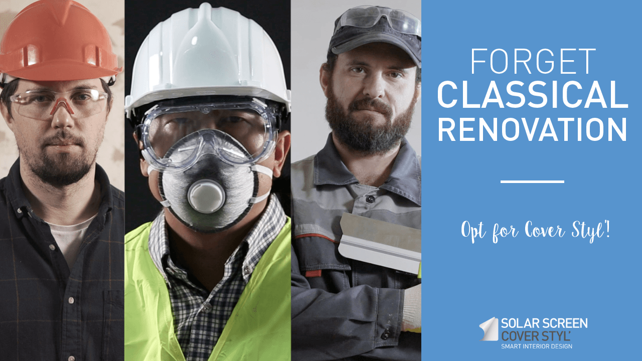 Forget conventional renovation: go for Cover Styl'® adhesive coatings