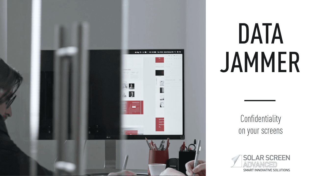 Data Jammer: Privacy on your screens