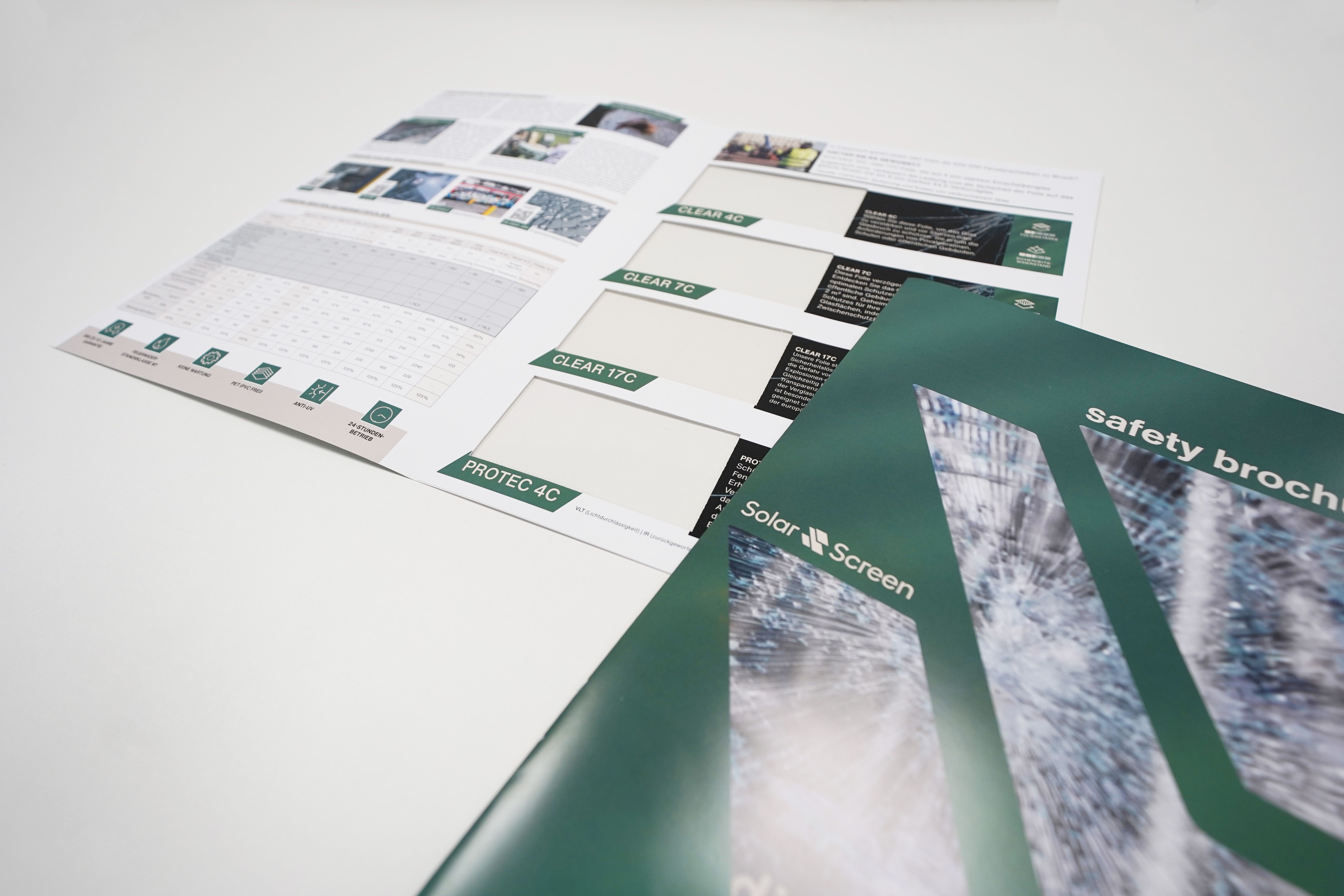 Safety sample brochure