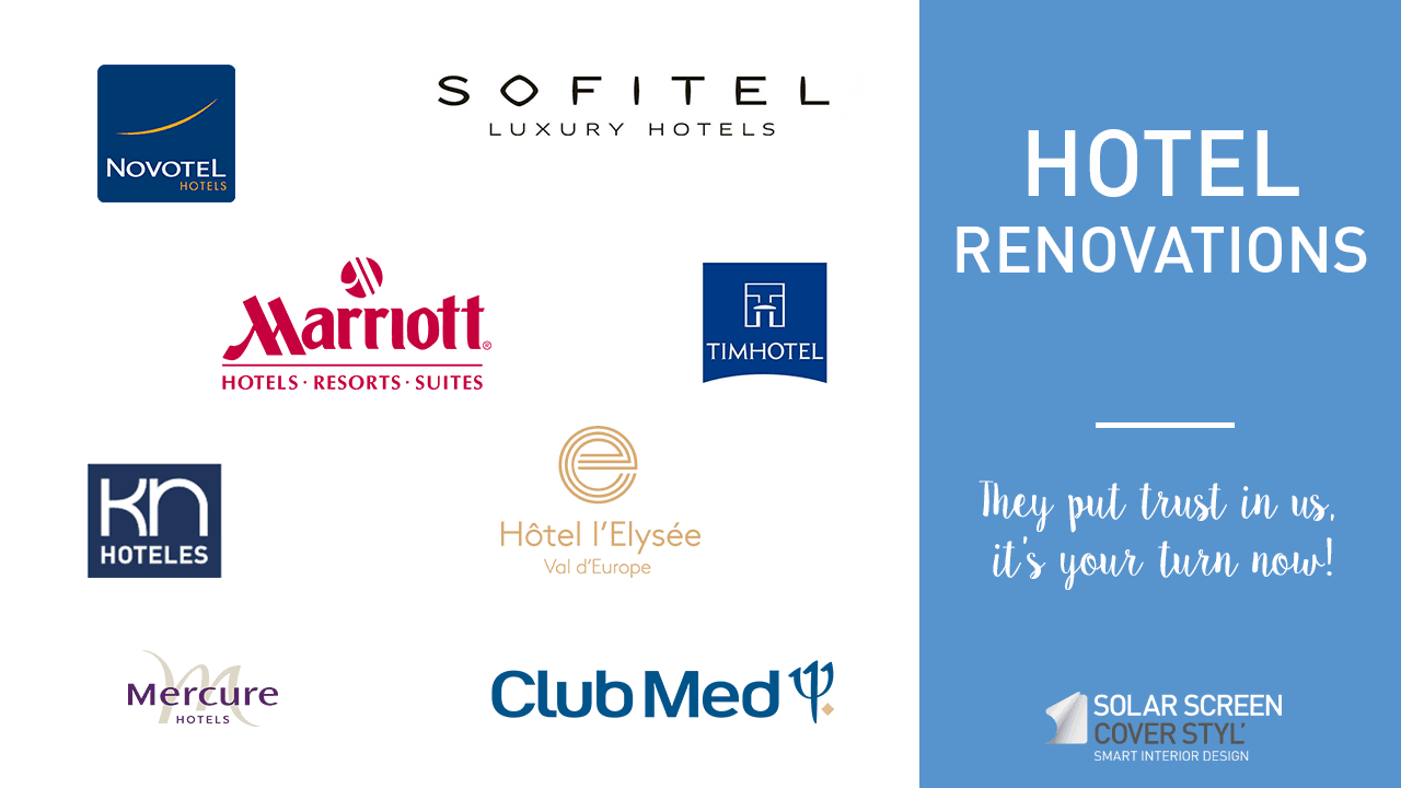 Leading hotels chains have full trust in us