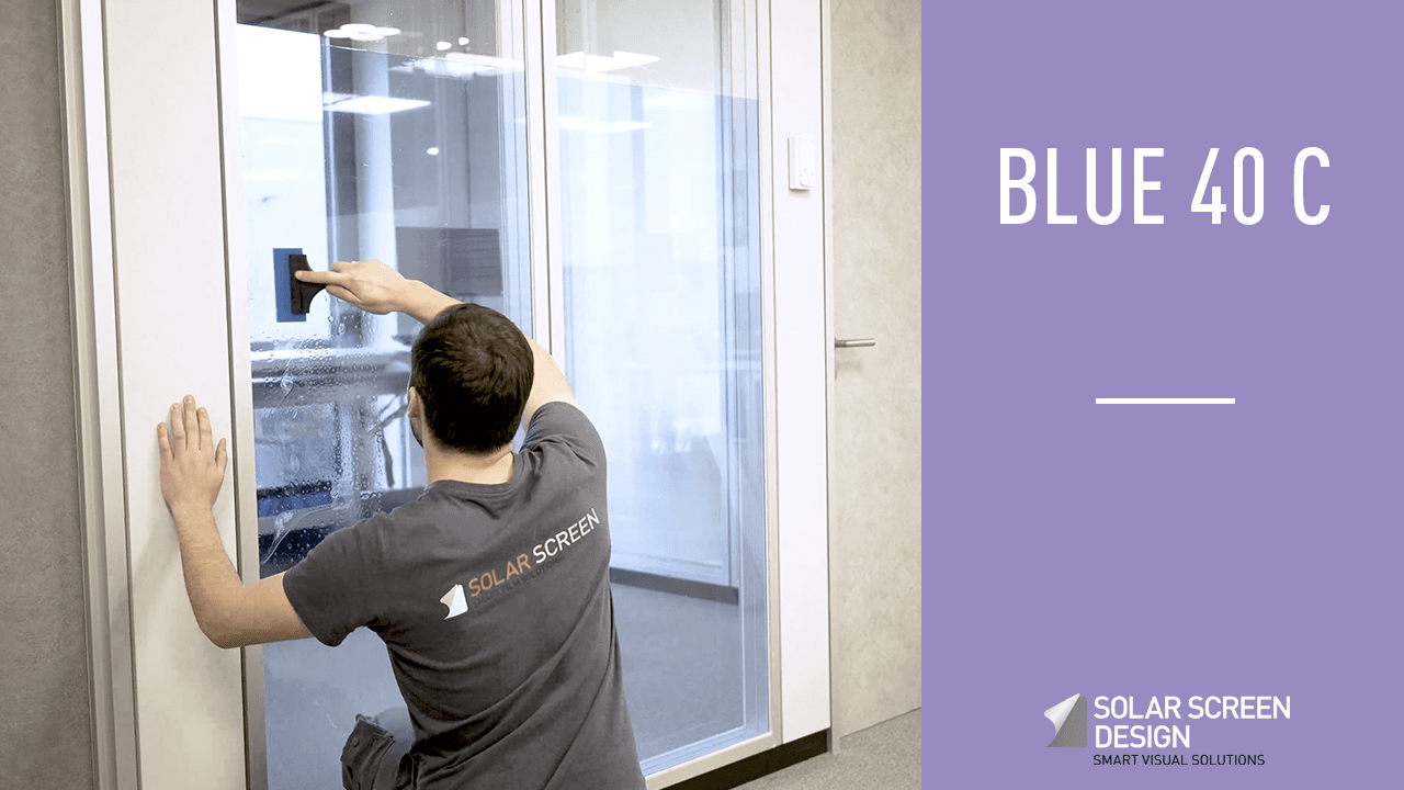 Discover the Blue 40 C window film by Solar Screen